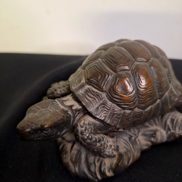 Brown Resin Turtle 4" Long - Picture 2 of 5